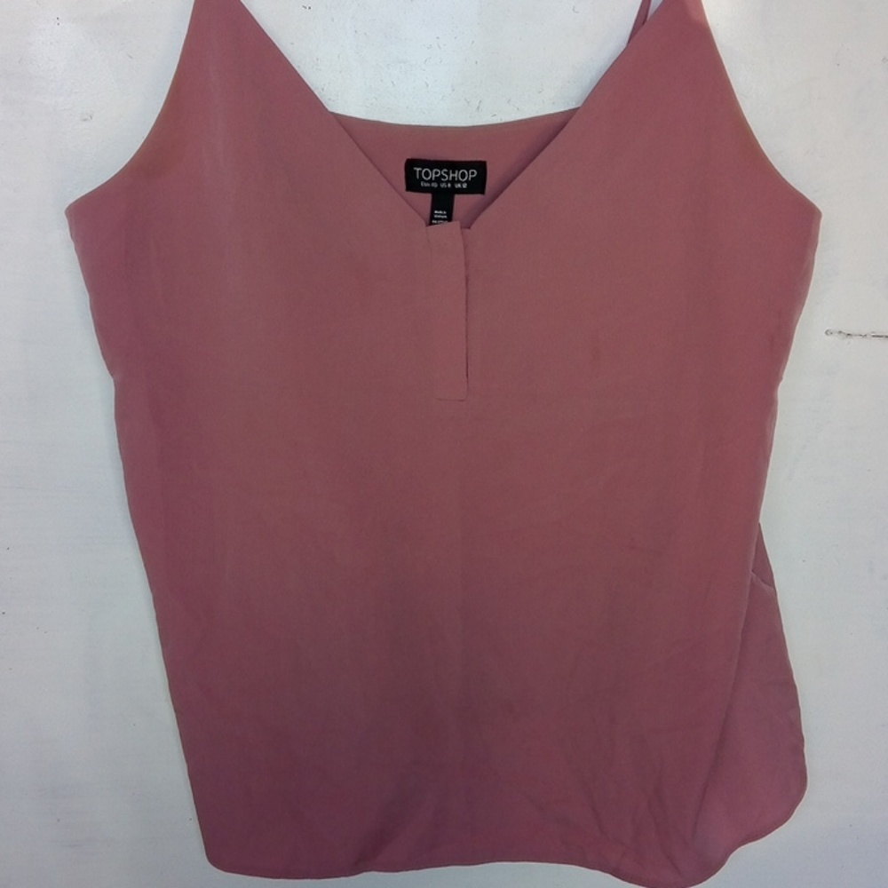 TOPSHOP Pink Tank Top Blouse